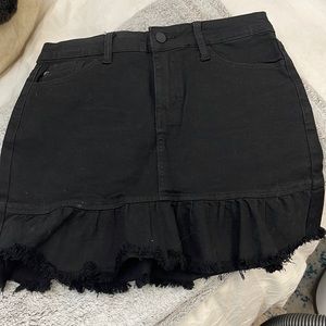 Pookie Sebastian black mini skirt